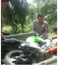 Lakalantas Tunggal, Warga Kempas Inhil Jaya Meninggal